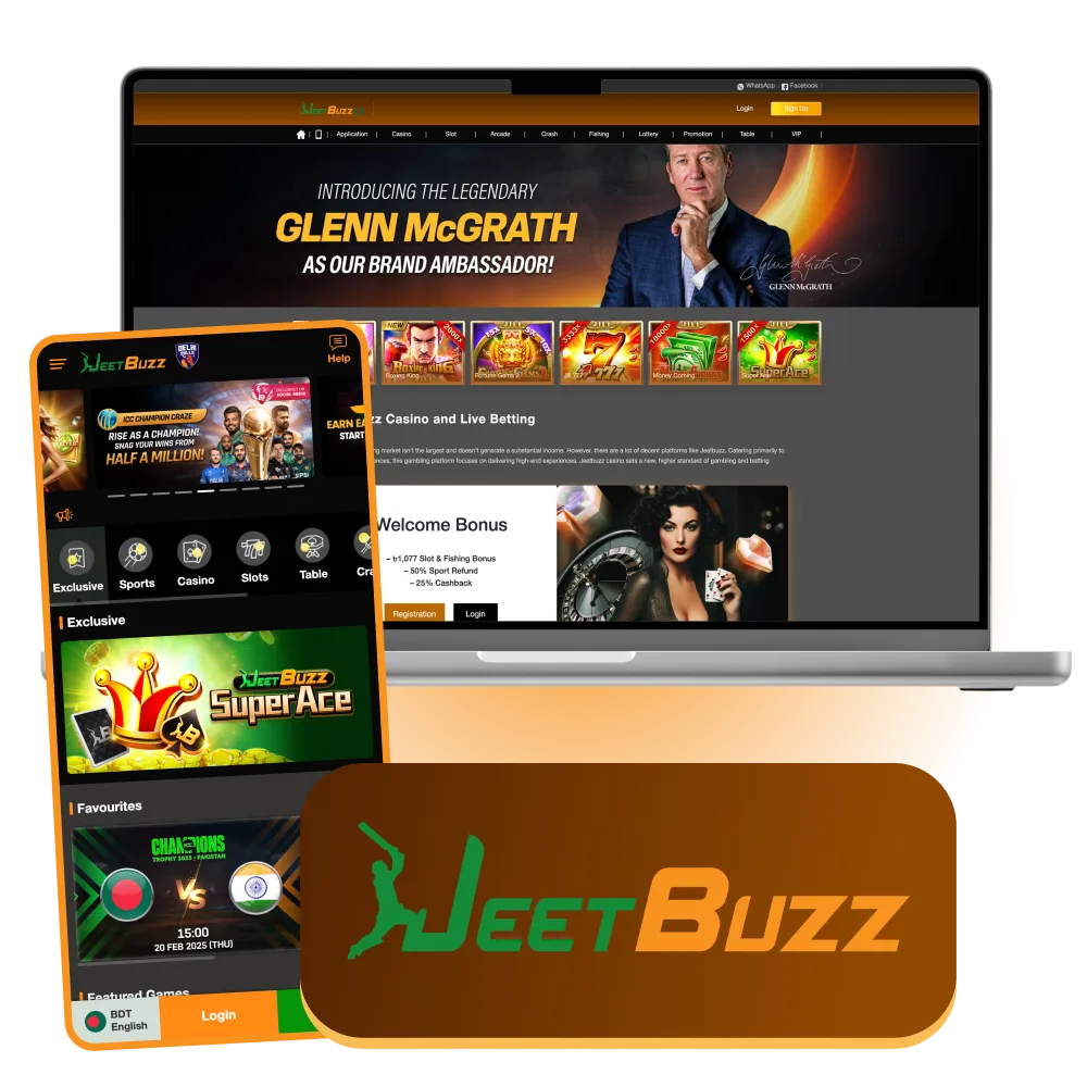 Glenn McGrath joins JeetBuzz as their new ambassador.